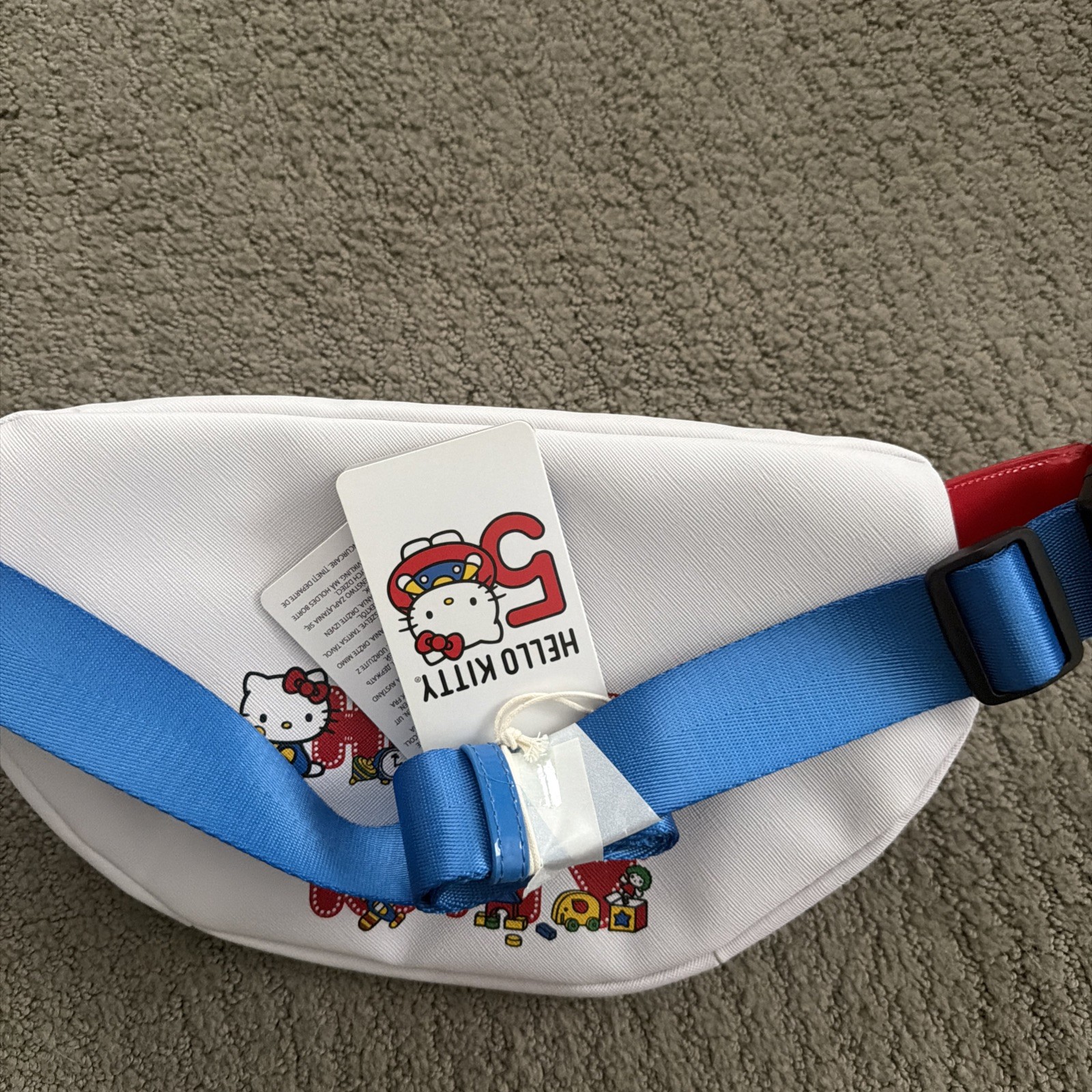 Hello Kitty 50Th Anniversary Body Bag Lounge Fly Sanrio Puroland