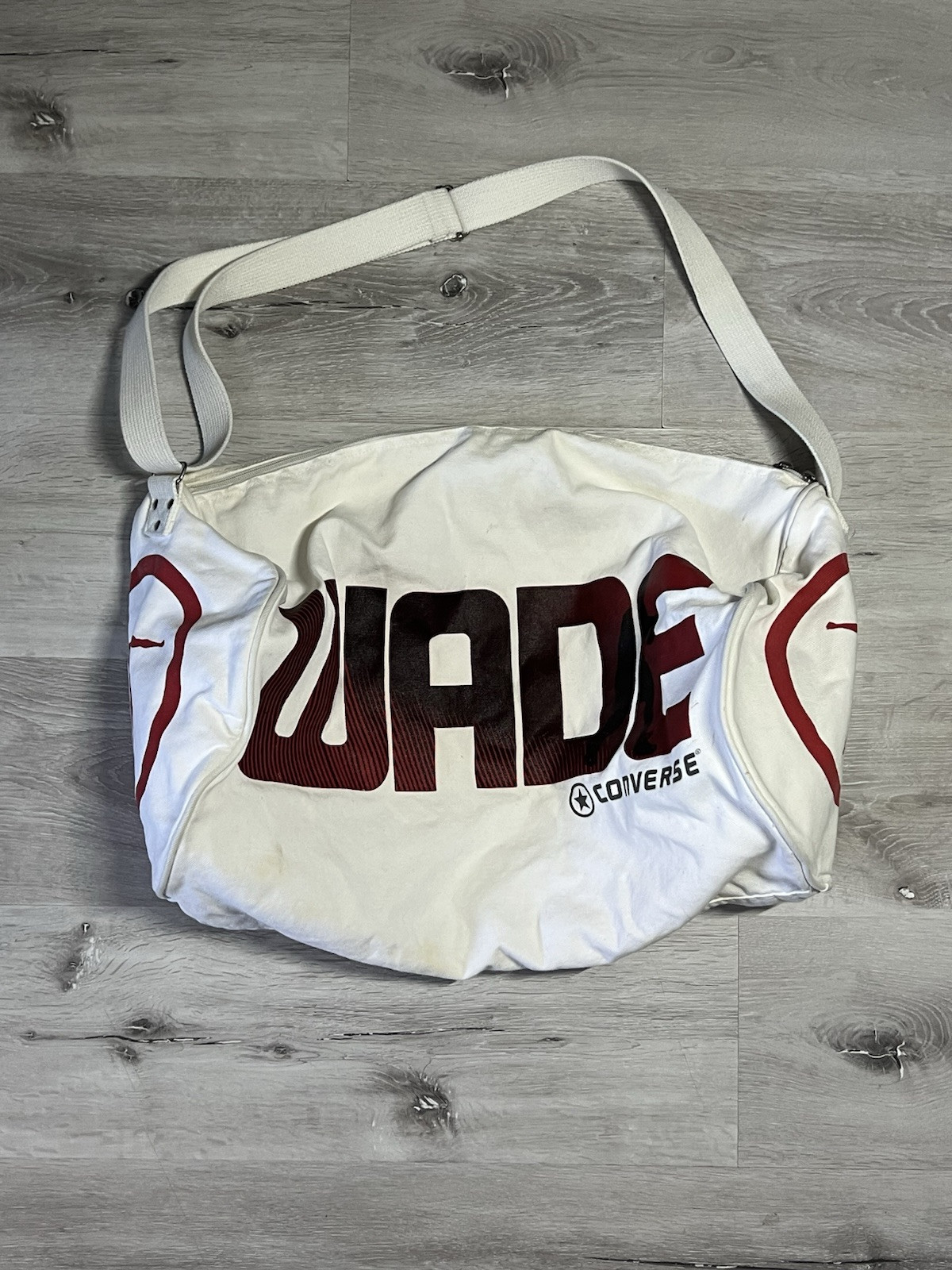 Vintage Converse All Star Dwayne Wade Large Duffle Bag. Y2K Promo Friends & Fam