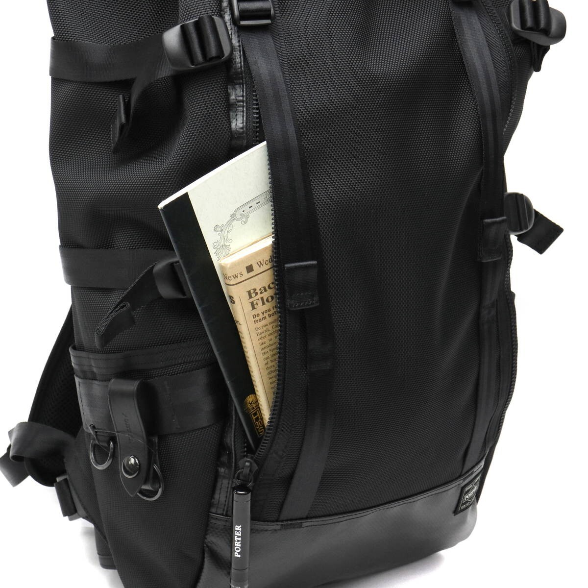 PORTER HEAT RUCKSACK 25L Backpack 703-06301 Black Yoshida & Co. Tokyo JAPAN JPN