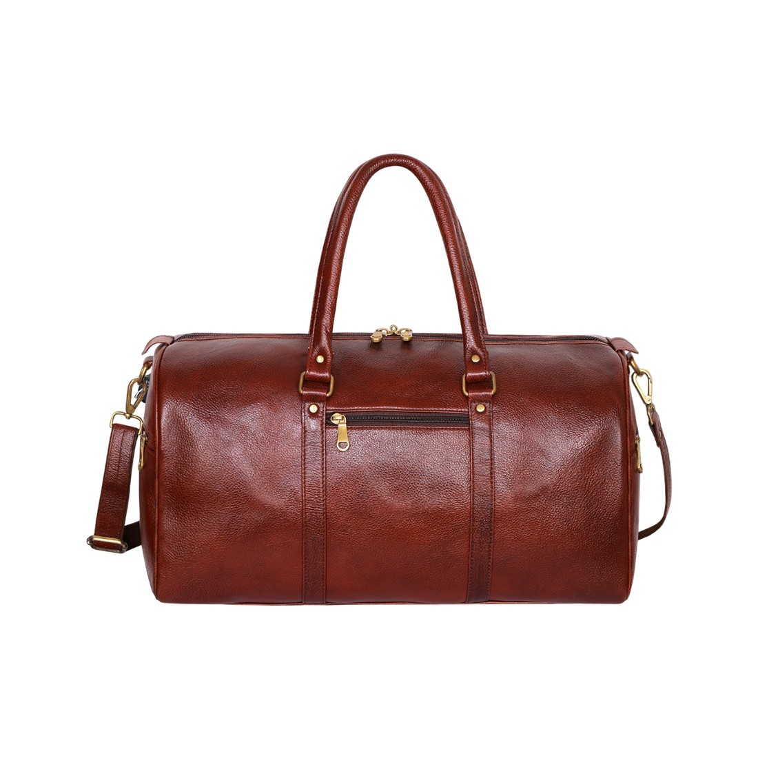 Genuine leather Travel Brown Duffel Bag Unisex Luggage cabin Gym Unisex Duffle