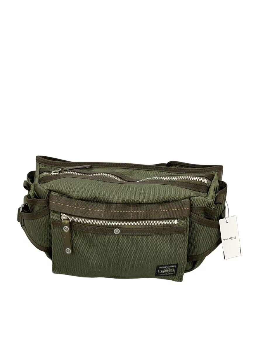 PORTER Shoulder Bag Polyester KHK Plain 680 17982