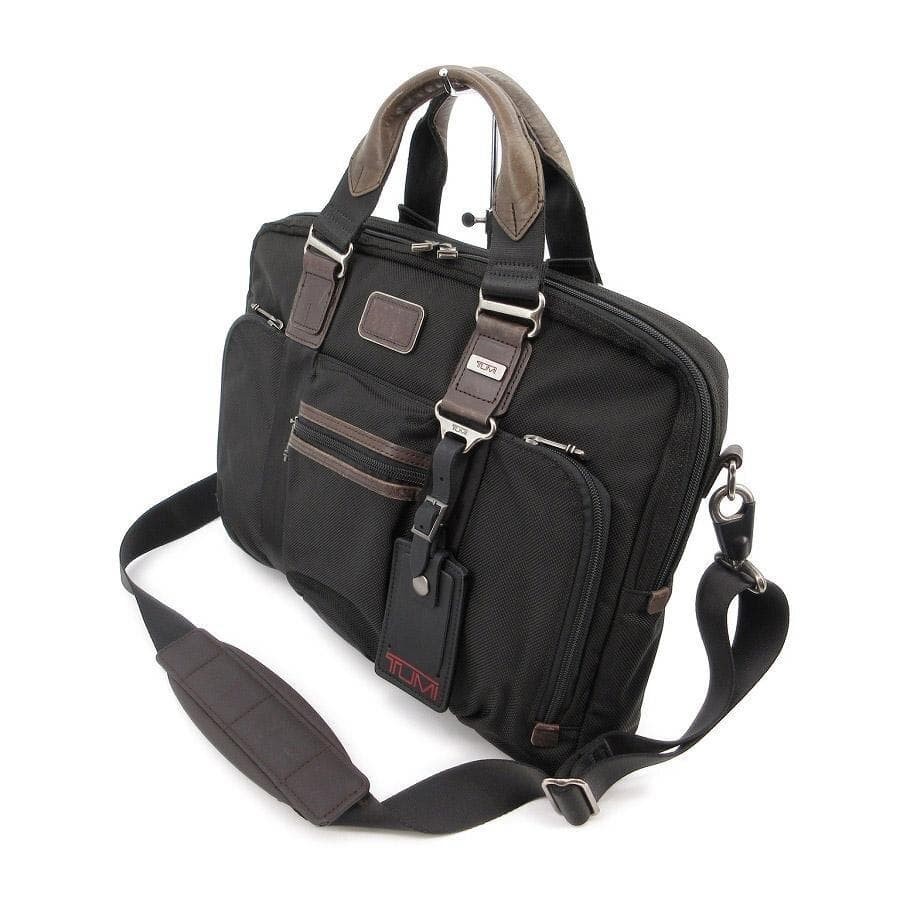 TUMI Business Bag 22611HKH Alpha Bravo McNair Slim Brief Ballistic Nylon 2way FS