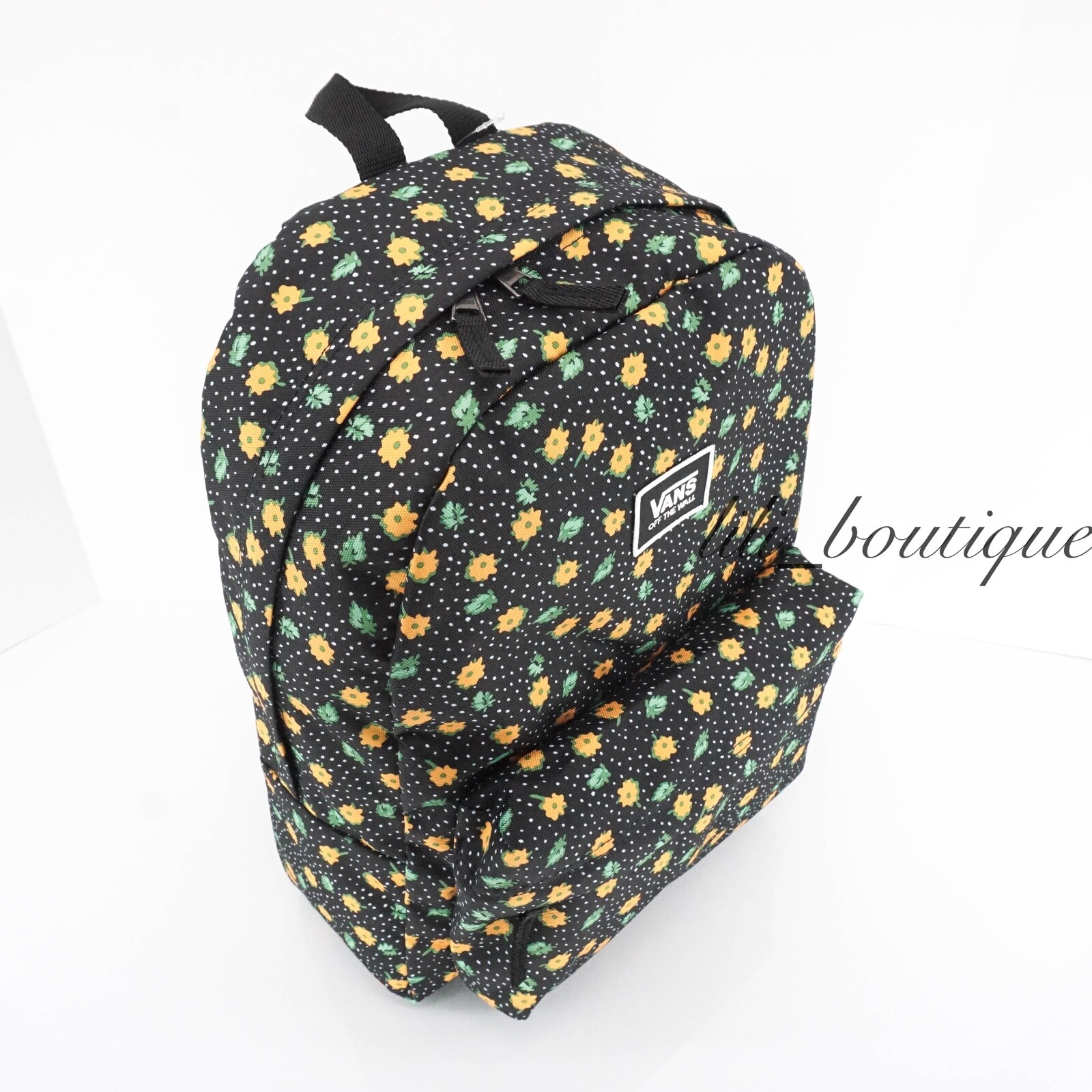NWT Vans Realm Classic Backpack School Bag Laptop VN0A3UI7VCY Floral Black Multi