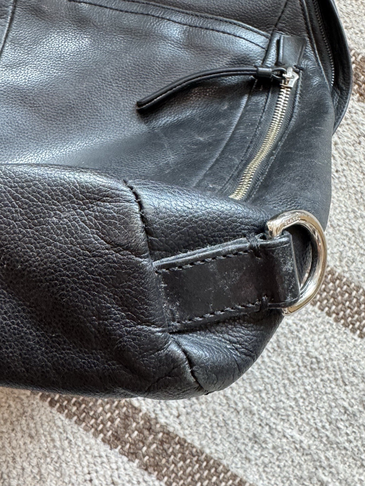 Coach Thompson Convertible Sling Bag Pack Black Smooth Calf Leather Men’s