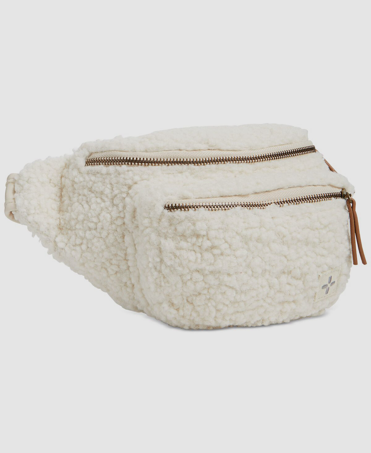 Sun + Stone Men’s Off White Kieran Fleece Waist Pack Belt Bag