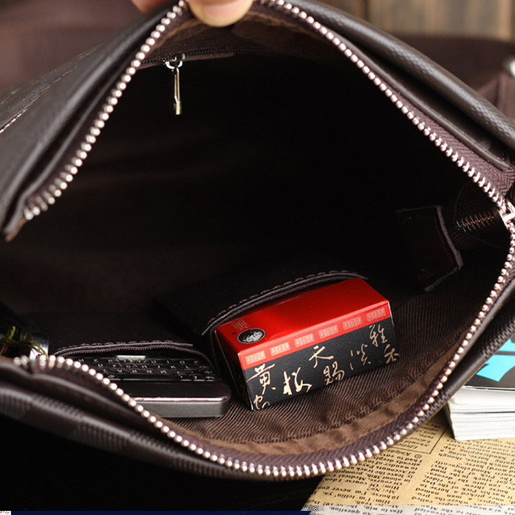 Men’s Leather Crossbody Messenger Shoulder Bags Handbag Satchel Casual Day Bag