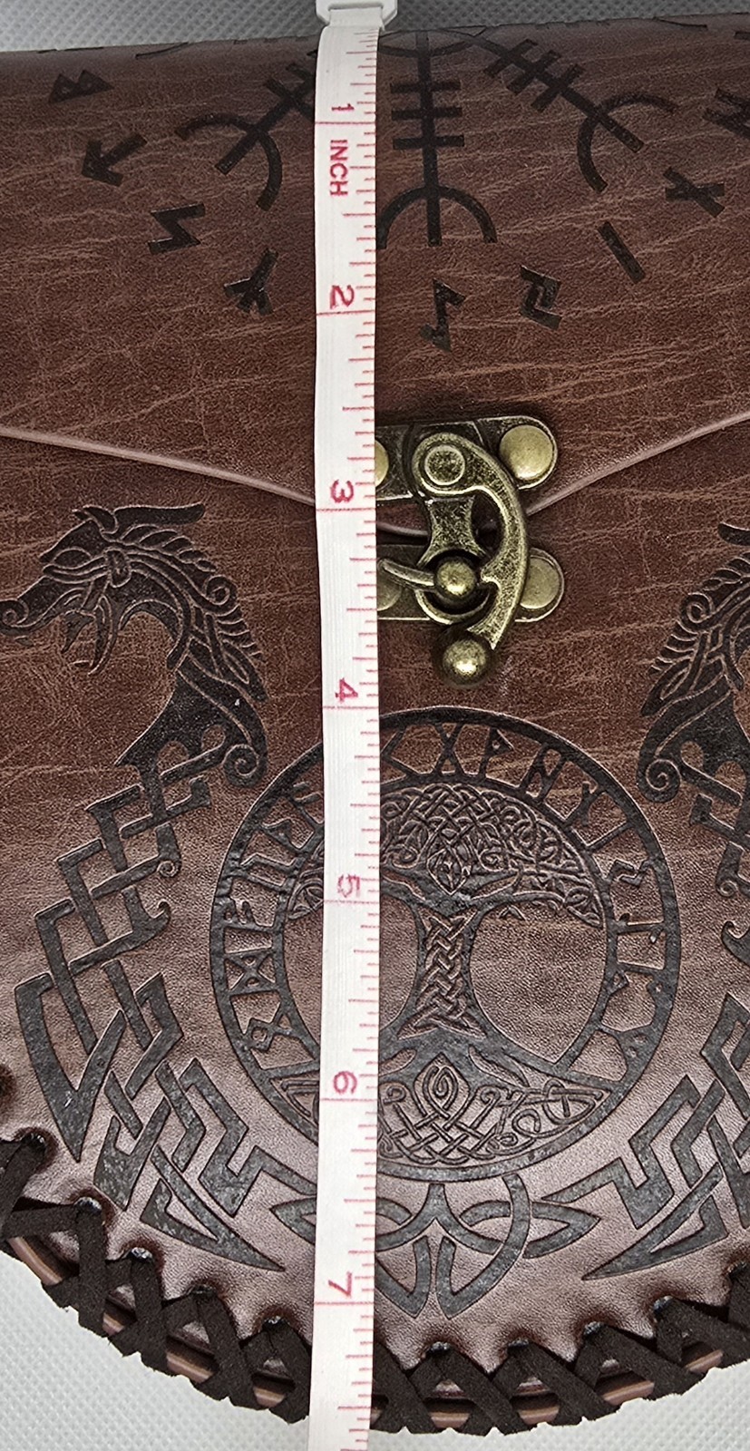 Medieval Costume Renaissance Viking Knight Pirate PU Leather Pocket Belt Bag