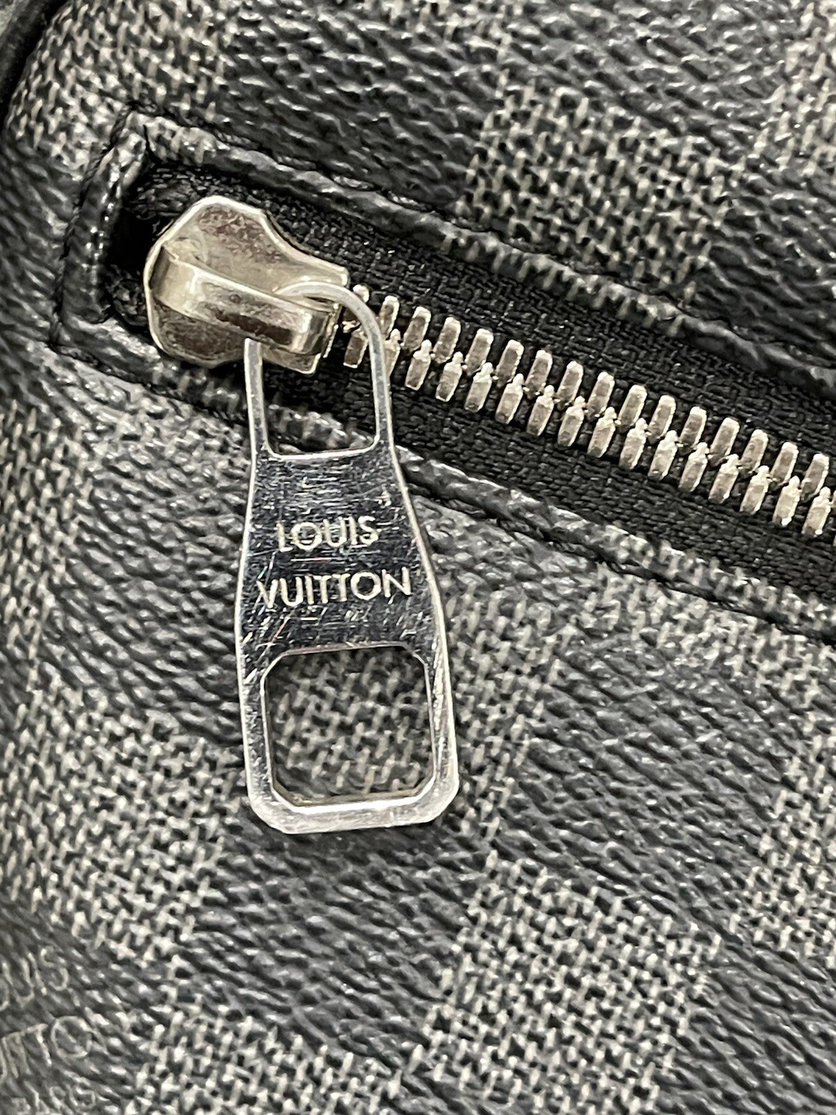 Louis Vuitton Josh Backpack Damier Graphite Black Gray N41473. Free Ship!