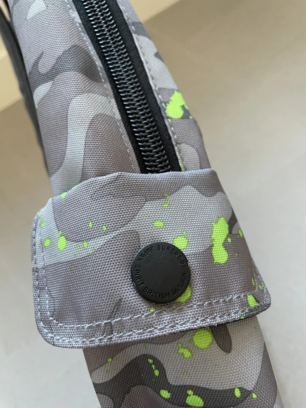 Superdry Outdoor Originals Japanese Camo Print Grey Backpack – New With Tags