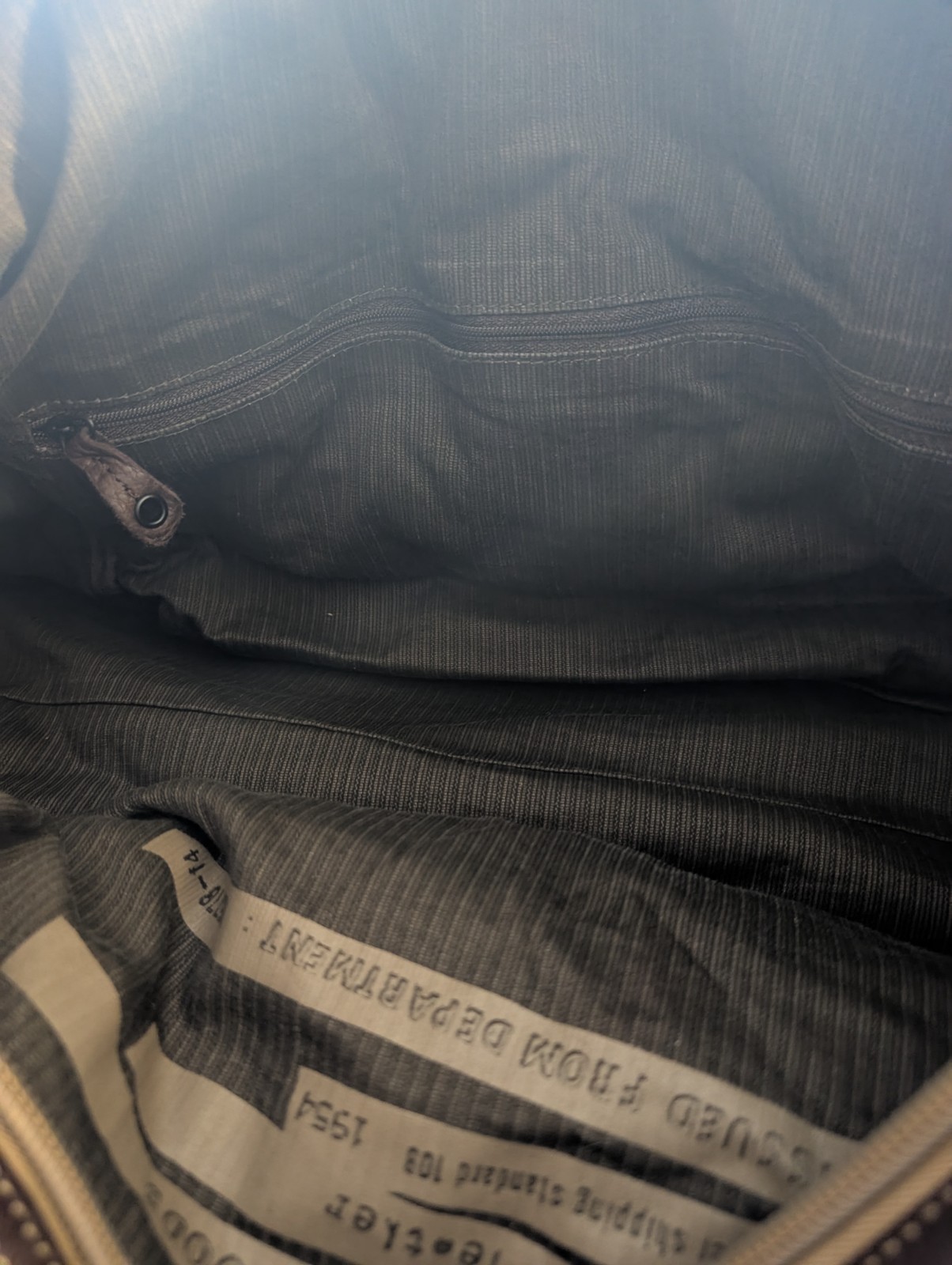 Fossil Canvas Leather Duffel Bag Brown Tan Defender Weekender Travel Luggage