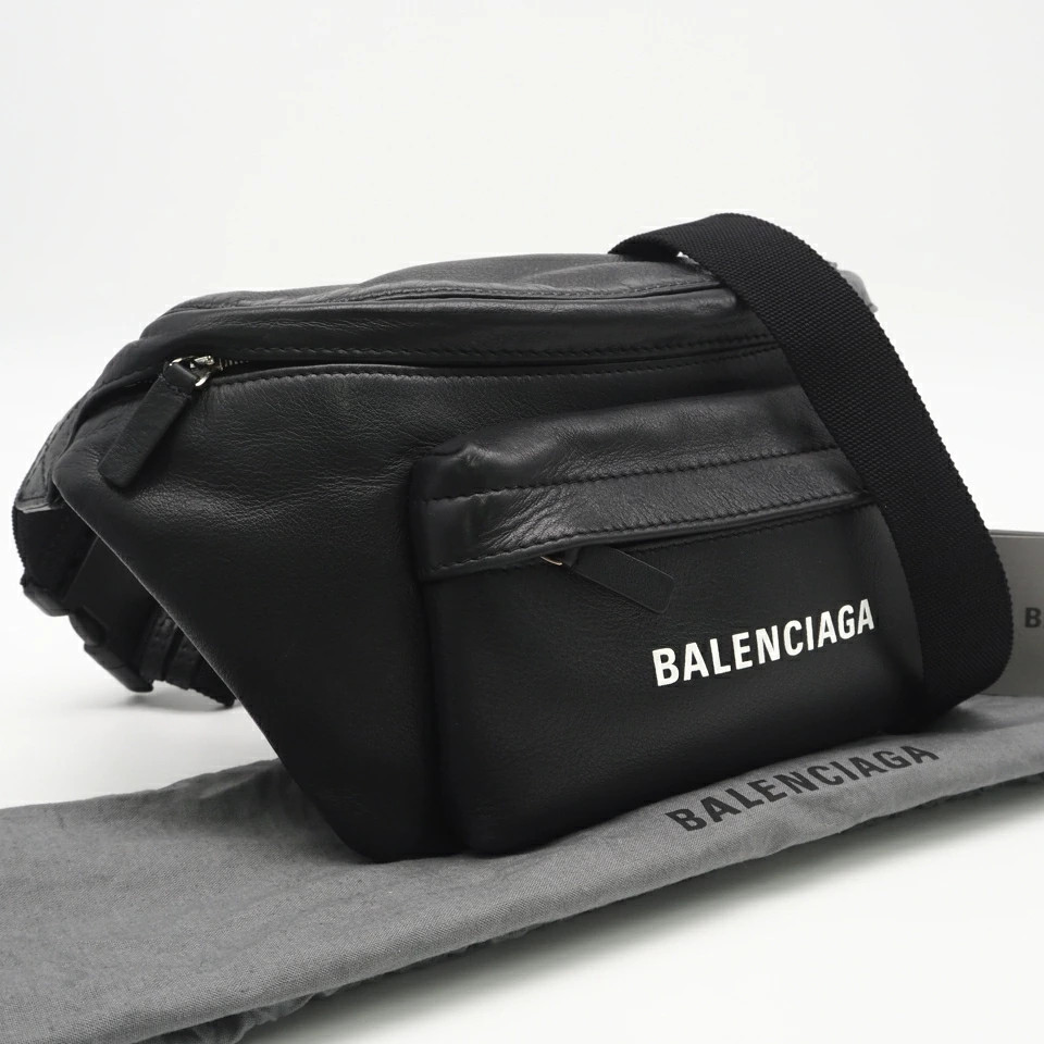 BALENCIAGA Leather Everyday 552375 Black Calf