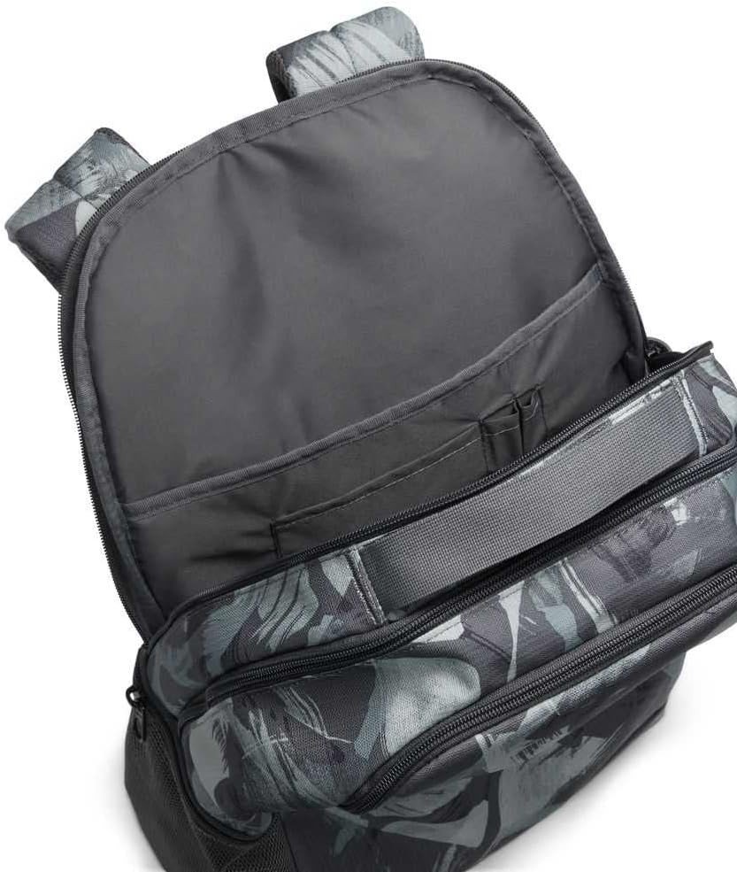 Nike Brasilia Backpack Gray Black Camo Bag School Gym Travel DA6110-068