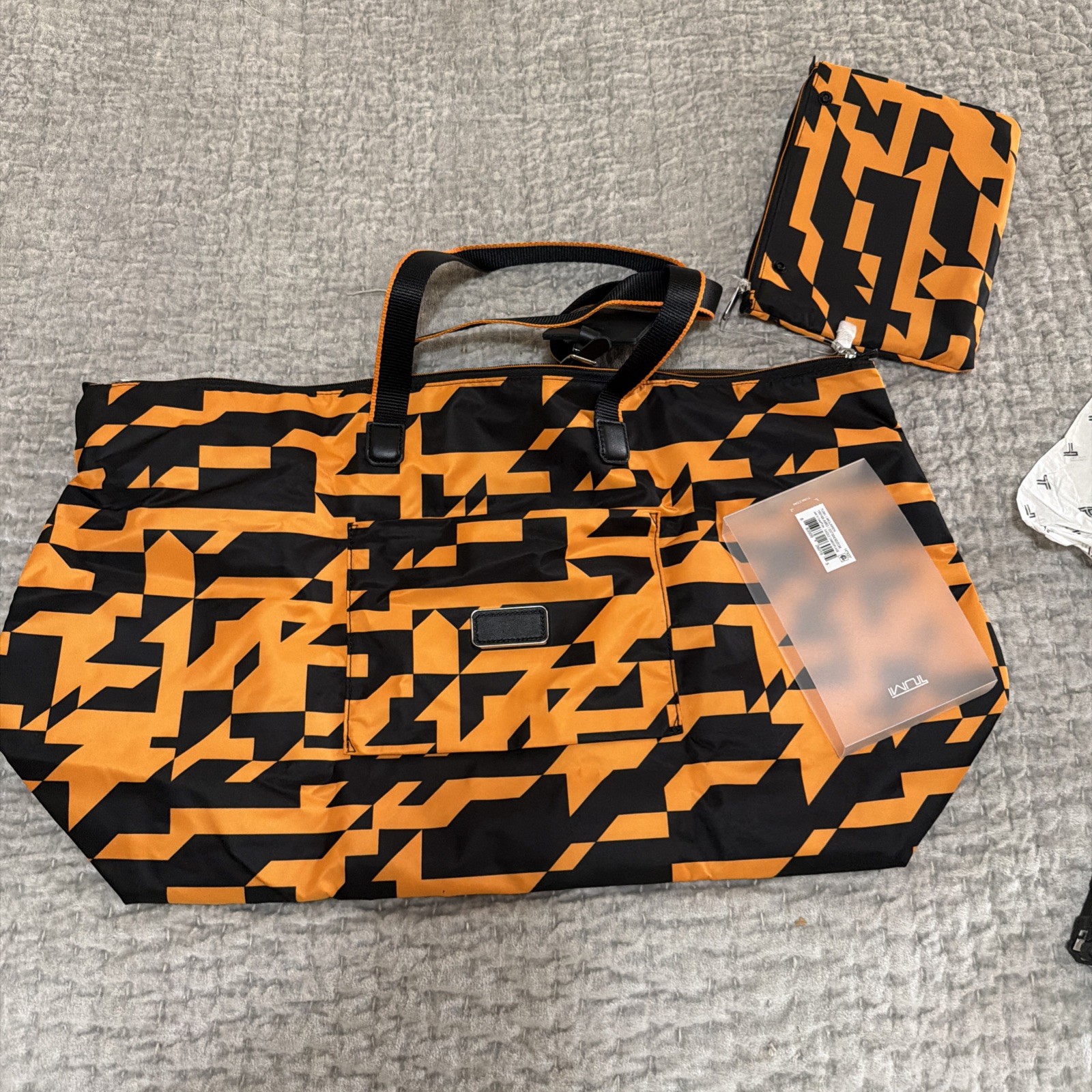 McLaren TUMI collaboration just-in-case tote