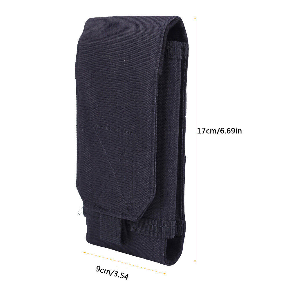 Universal Cell Phone Holster Vertical Carrying Belt Clip Case Pouch Cover Pack