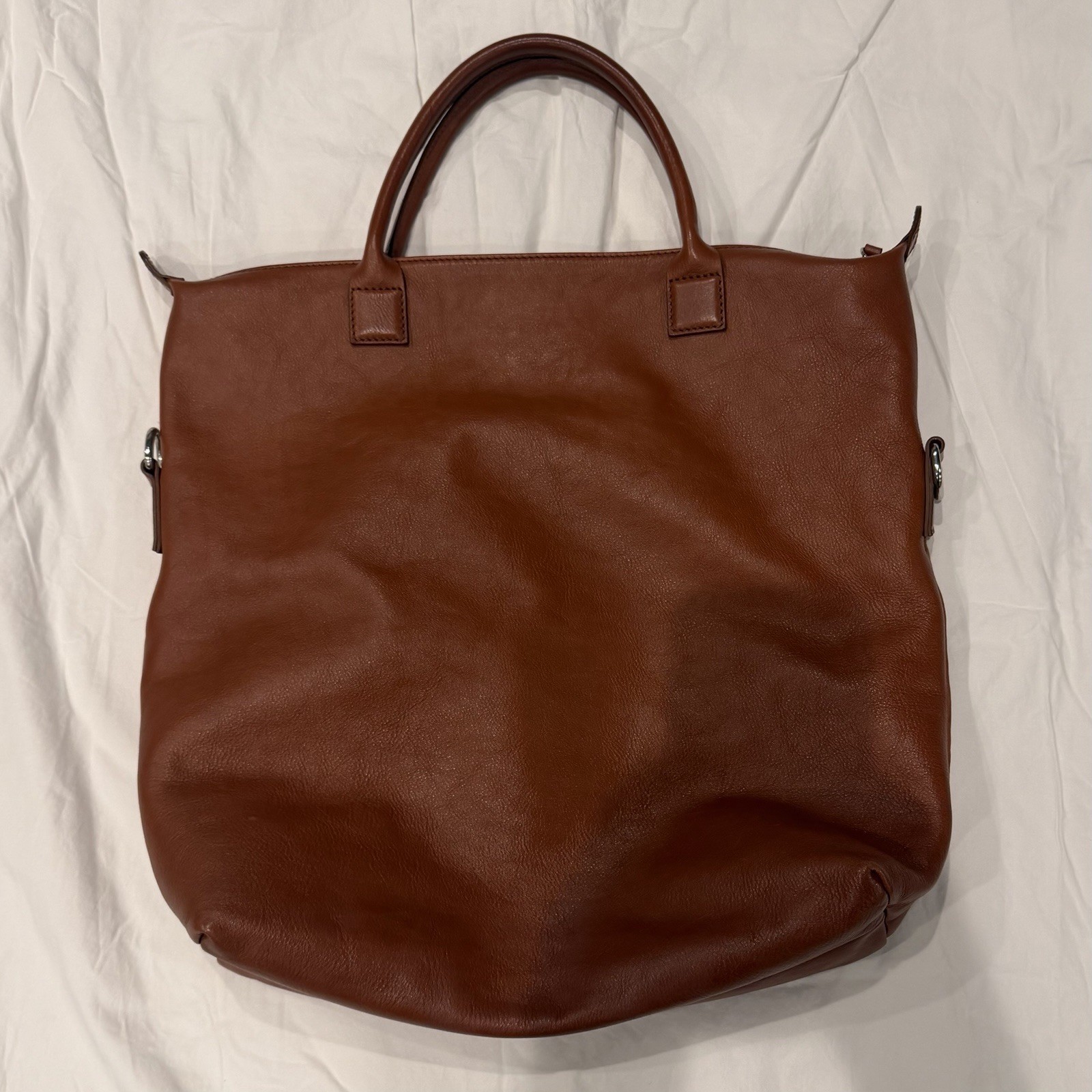 WANT Les Essentiels de la Vie O’Hare Tote Tan Leather Shoulder Bag