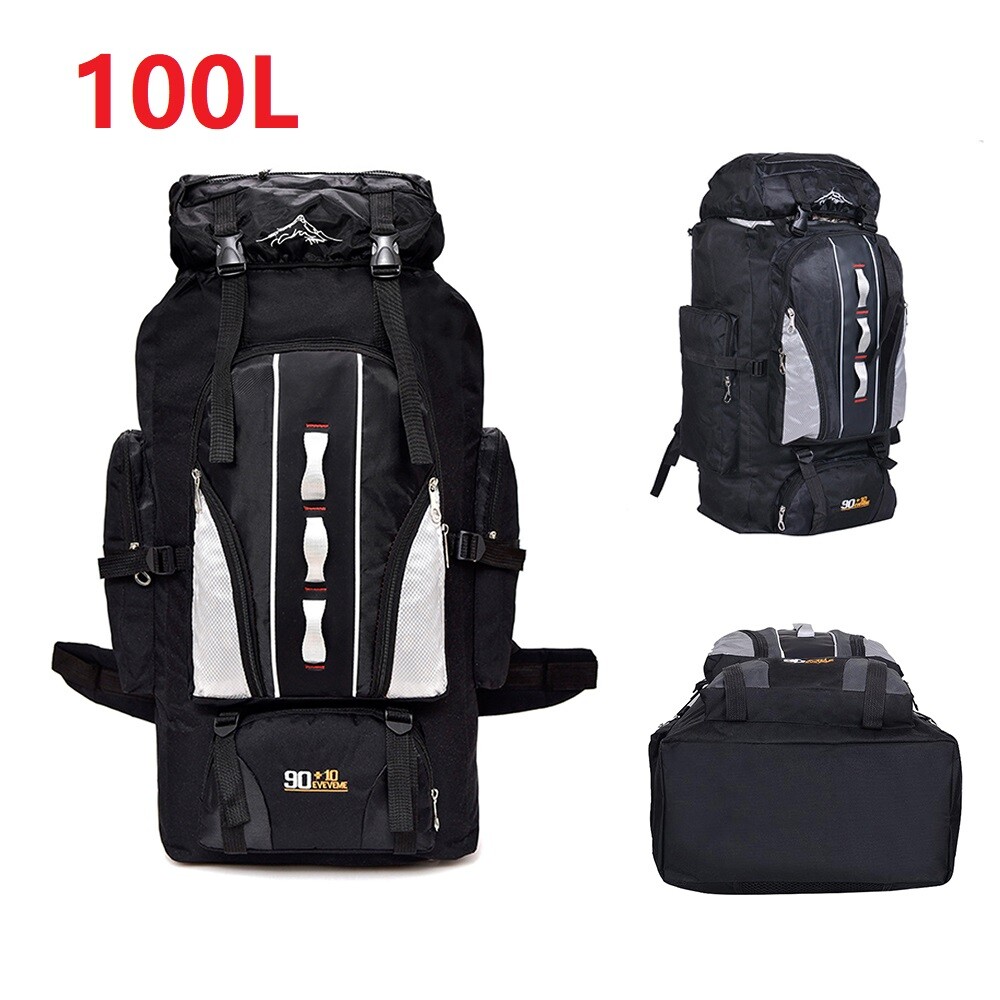 35L/70L/100L/130L Outdoor Tactical Backpack Rucksack Camping Hiking Bag Travel