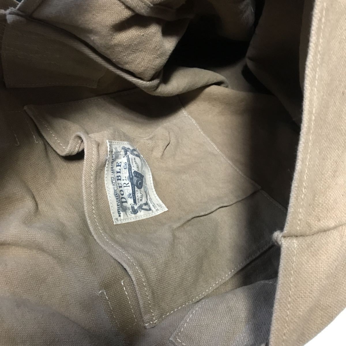 Used RRL Shoulder Messenger Bag H 50cm W 48cm D 9cm Size Very Rare Item