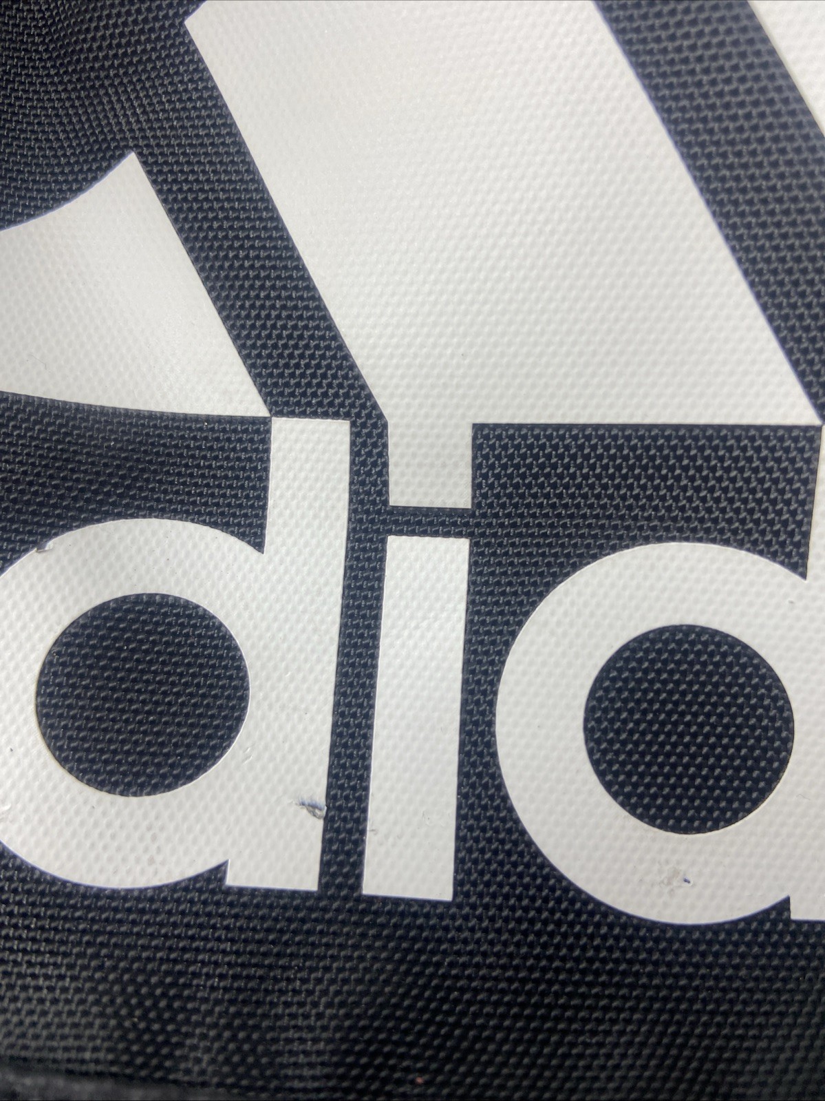 Adidas Athletic Duffel Bag ~ Medium ~ Black & White ~ 18”x 11”x 9”
