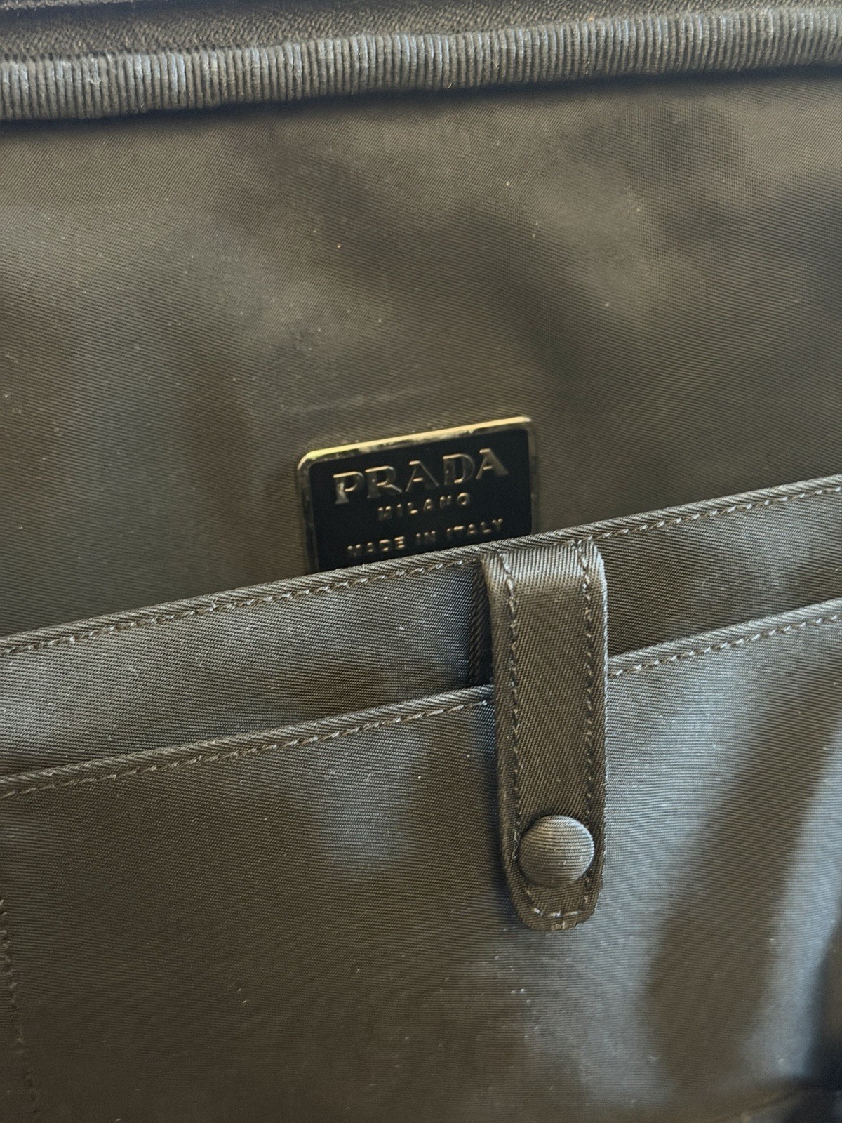 PRADA Authentic Vintage Black Laptop Briefcase