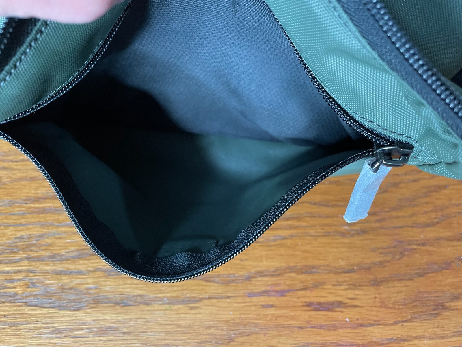 NWT TUMI OLIVE GREEN PACKABLE DUFFLE FOLDABLE DUFFEL TOTE BAG TRAVEL CARRYON