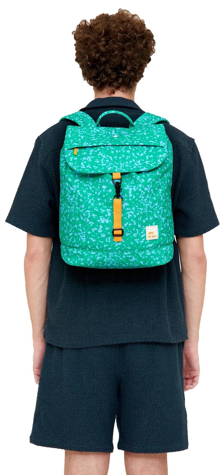Lefrik Unisex Coco Davez Kaut Backpack – Green/Blue