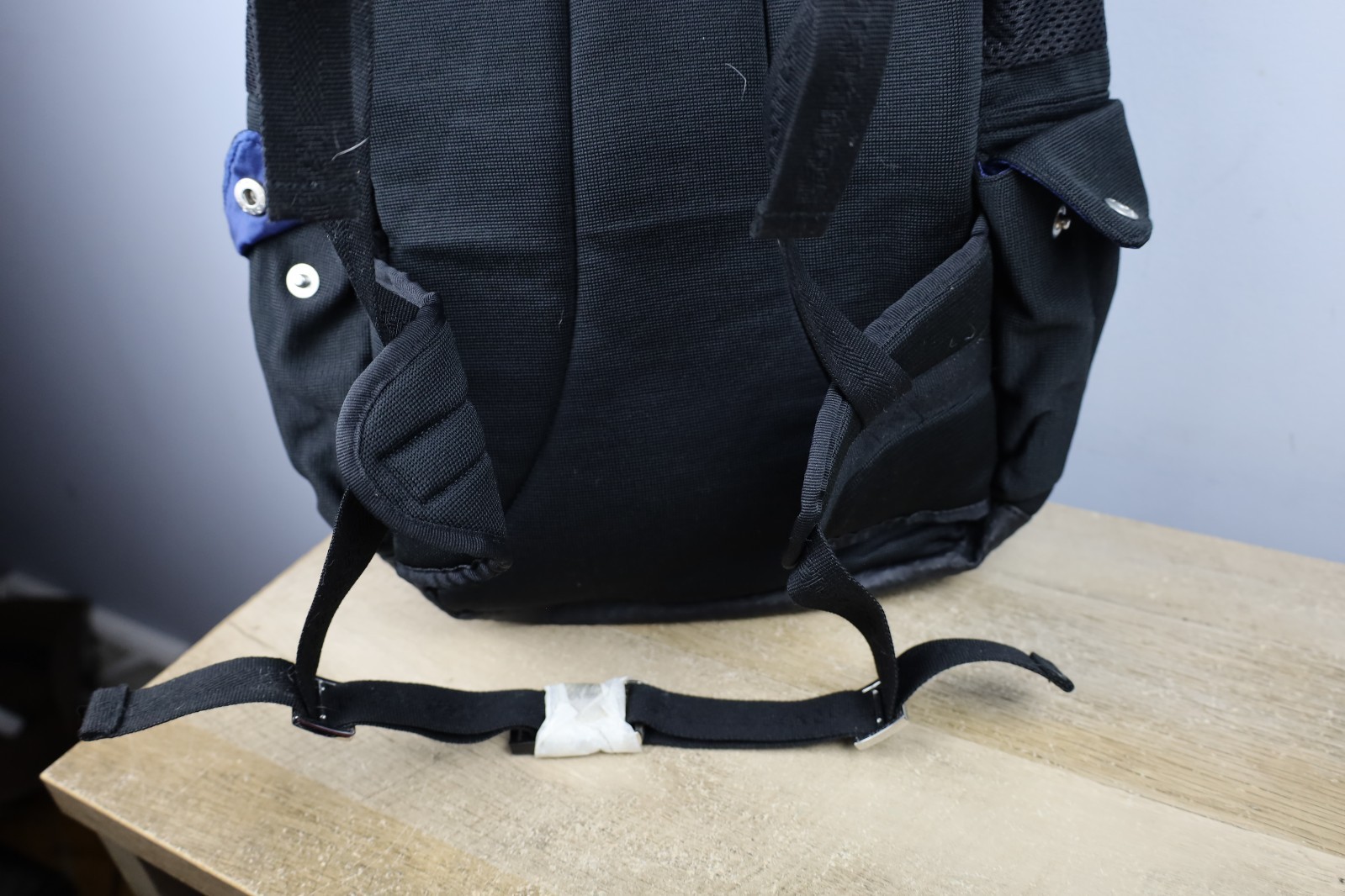 Y2K Kangol Tropic Black Back Pack Buckle Large Capacity NWT