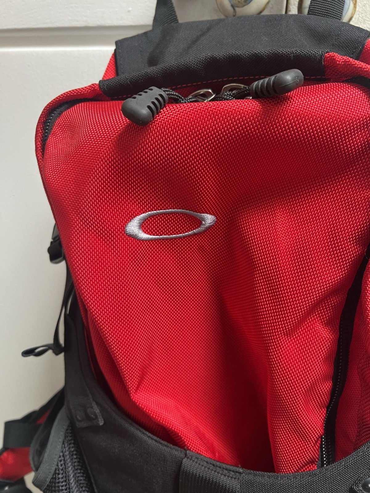 Oakley Icon Backpack Red Black Bag Nylon tactical Y2K