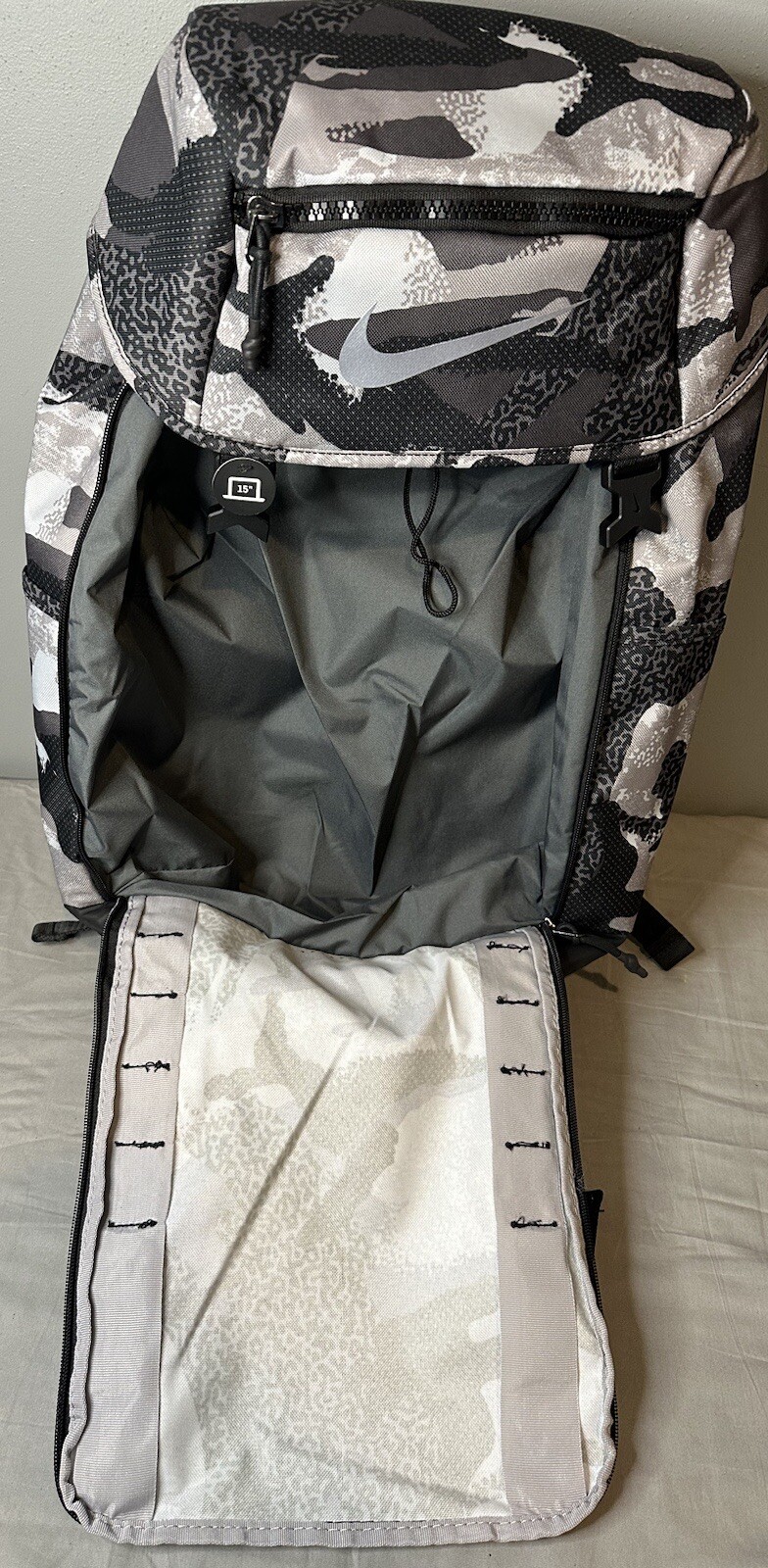 Nike Vapor Speed Printed Black Backpack BA5815-011 NWOT