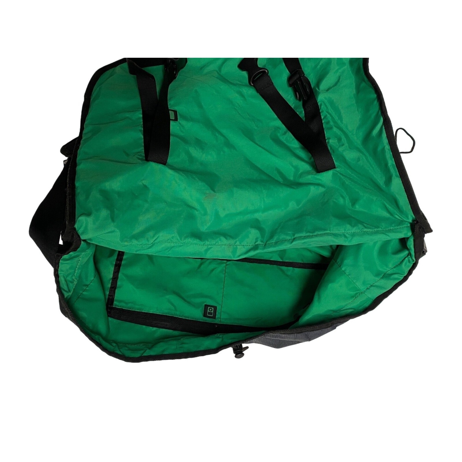 Lululemon Crossbody Messenger Bag Gray Green Black 19″(W) x 7″(D) x 14″(H)