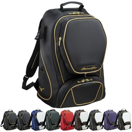 Mizuno Pro Baseball Backpack 40L Men’s/Women’s SOLV Seal Size 34 D Green