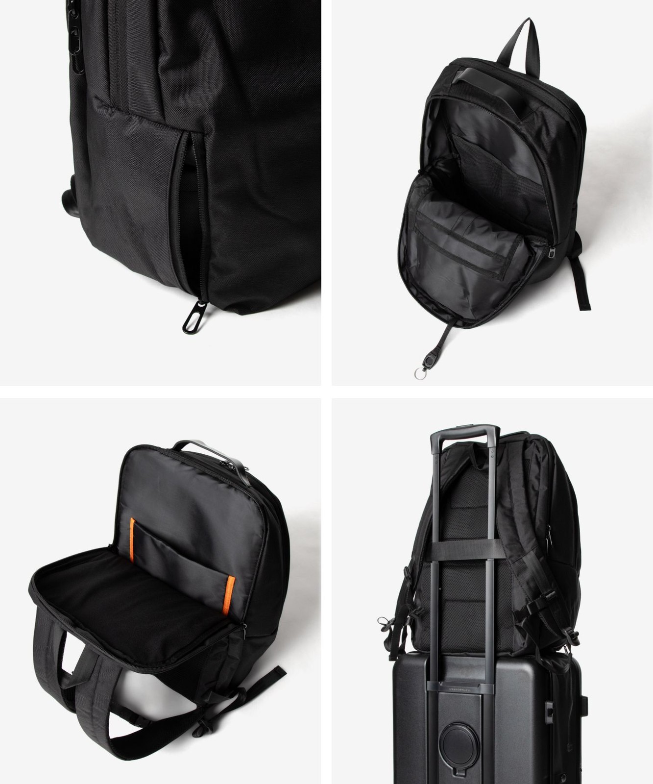 UNKNOWN & Co. WATERPROOF BACKPACK 31L Unisex Backpack in Black