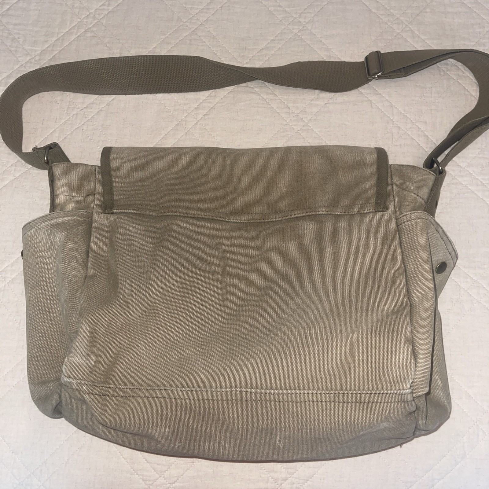 ROTHCO Air Corps Heavyweight Classic Messenger Bag Olive Drab #9756 15″x11″x6″