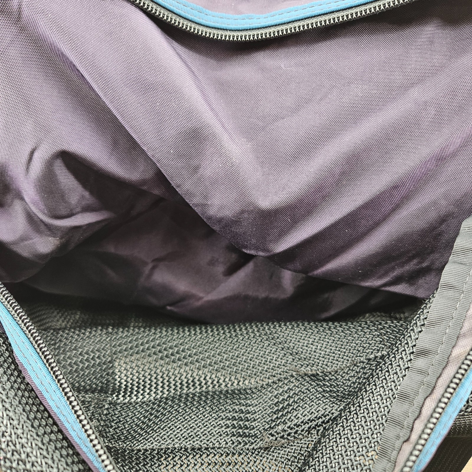 Vintage 90’s Patagonia Small Duffle Bag Purple Blue Black Carry On USA Made VTG
