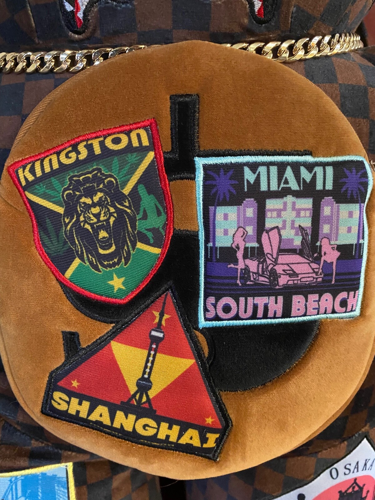 Sprayground Travel Patch Teddy Bear Backpack Limited Edition Sold Out Everywhere