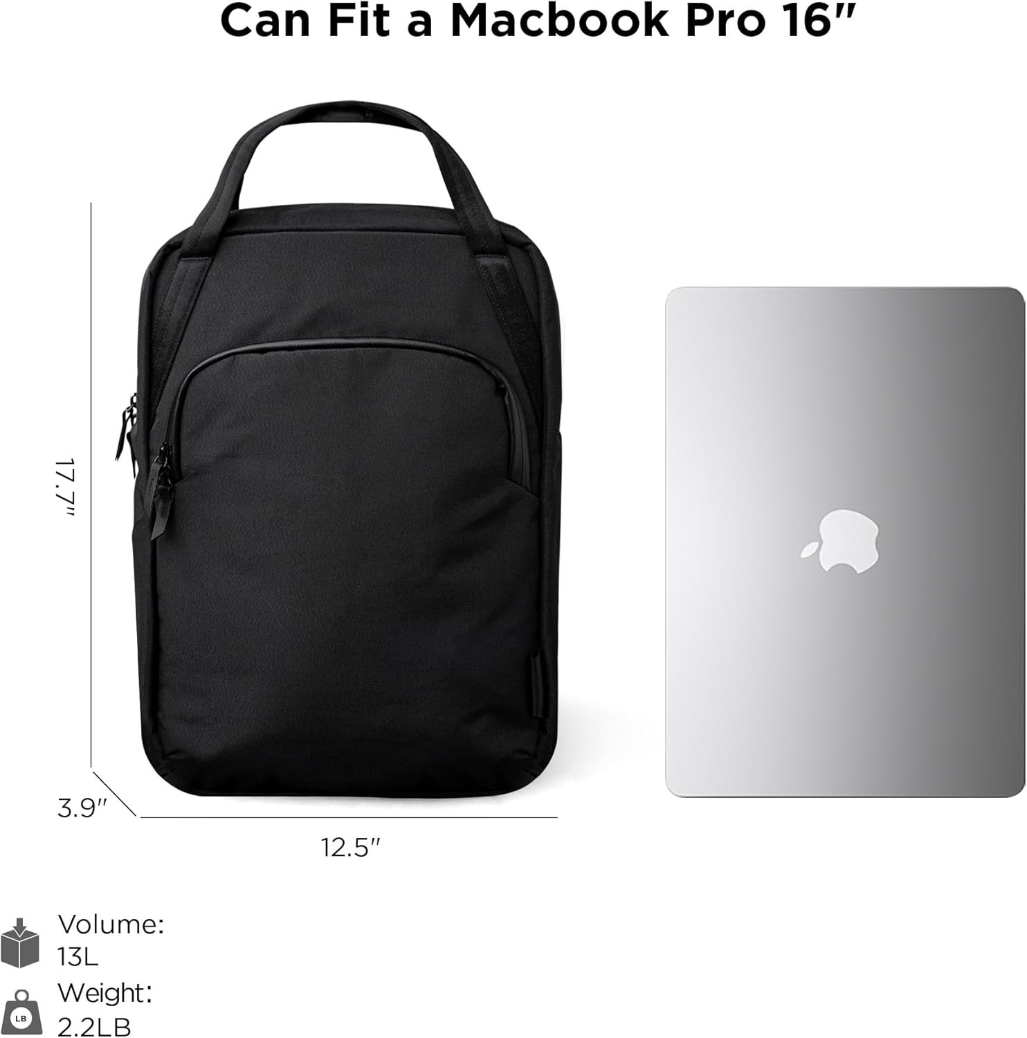 Bravo 13L Convertible Backpack Tote for 16″ MacBook Pro – Travel Ready!