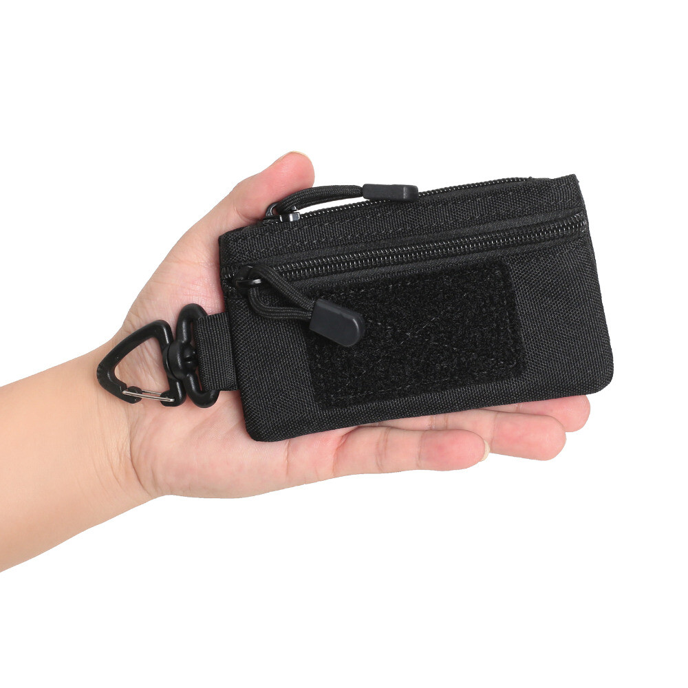 Tactical Small EDC Key Case Wallet Waist Bag Belt Pouch Holder Purse Coin Pocket