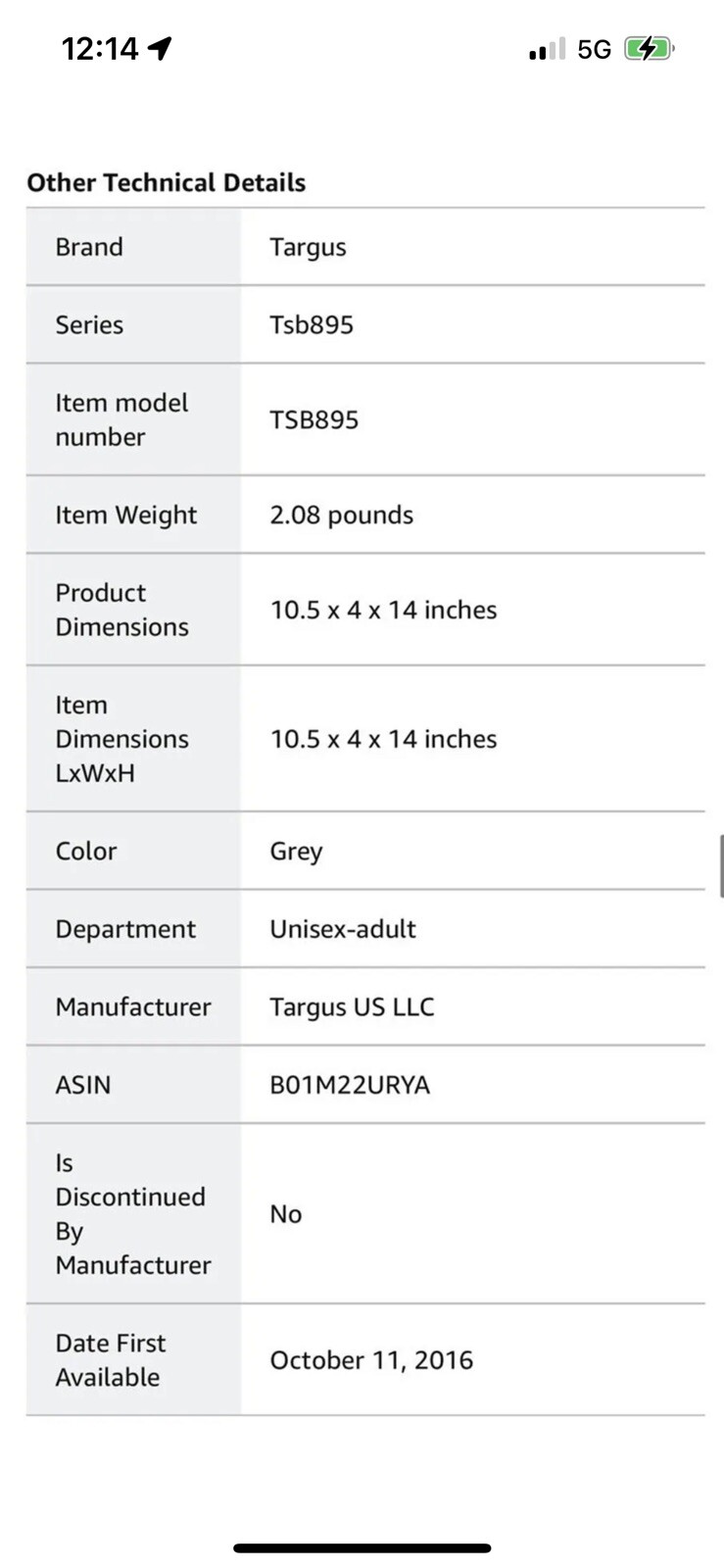 🔥 Targus CitySmart EVA Pro Travel Business Commuter and Checkpoint-Friendly Bag