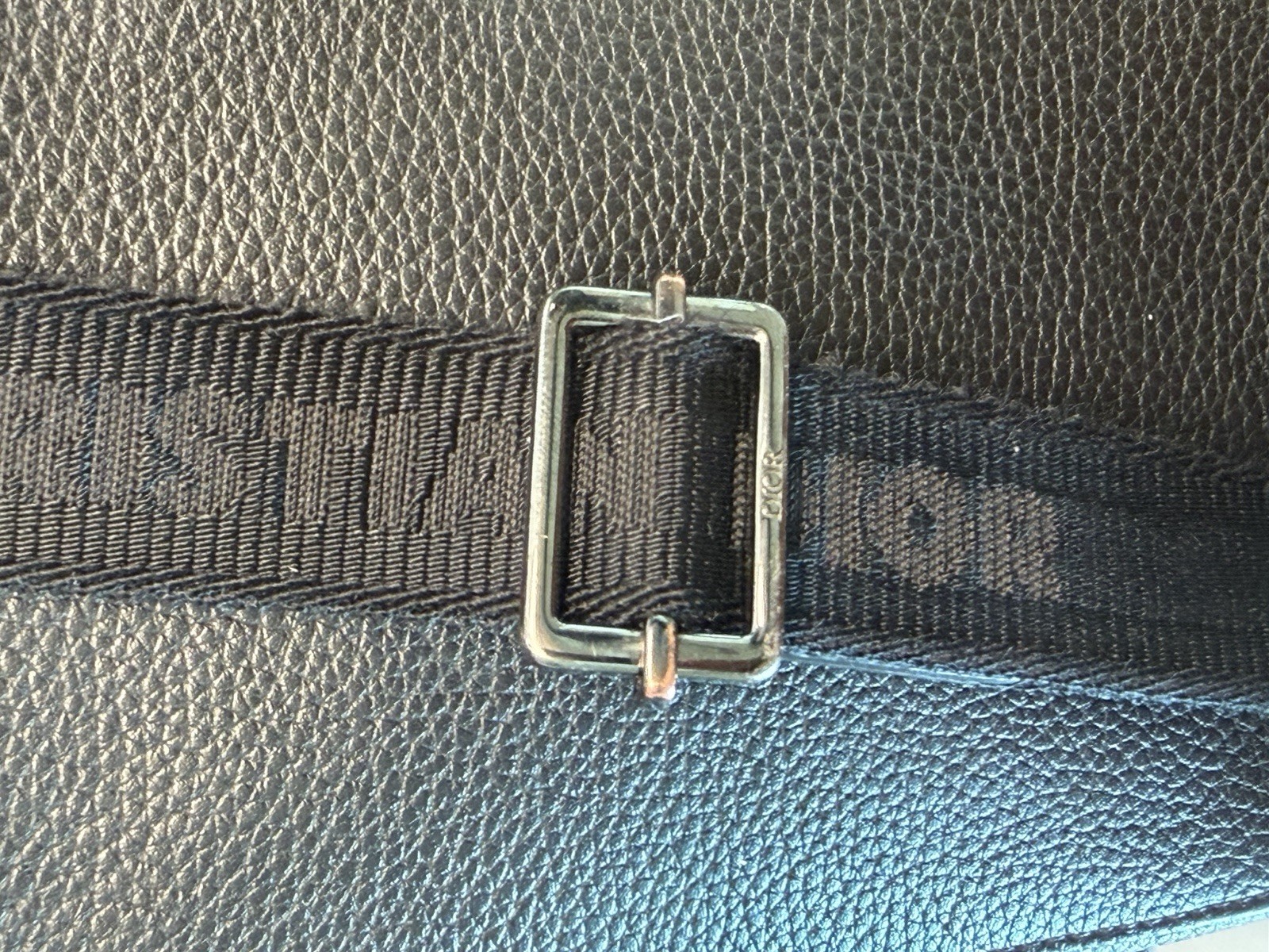 Dior Men’s CD Icon Zipped Pouch with Strap (2023)