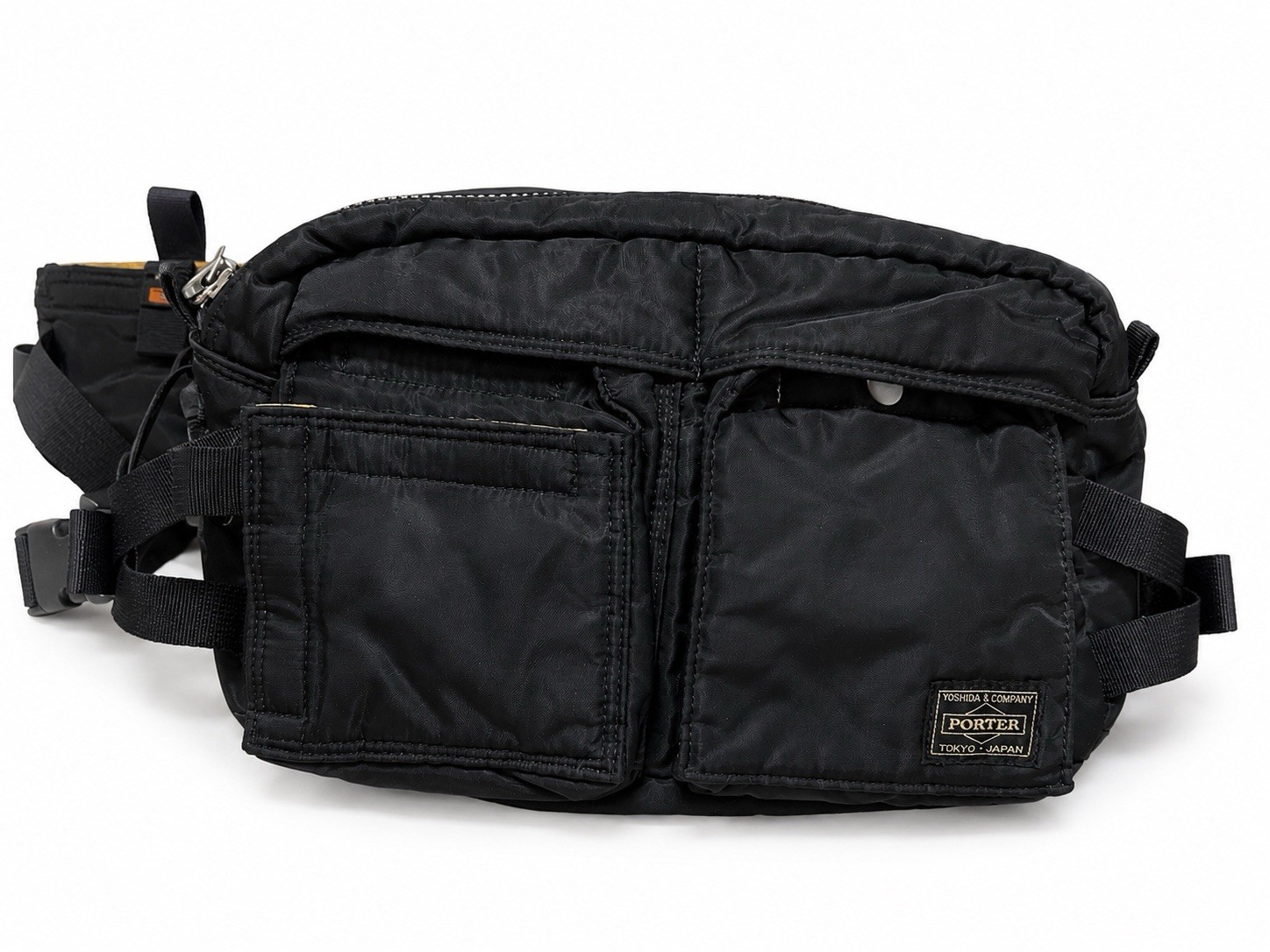 Porter Tanker Waist Bag Black W30 H20 D13cm Unisex Fashion Made In Japan