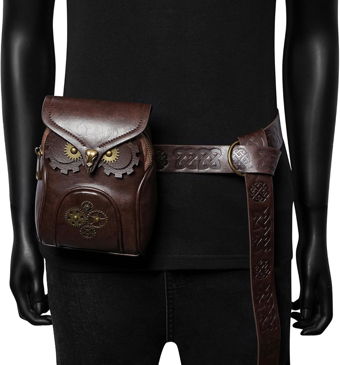 Renaissance Steampunk Messenger Bag & Pirate Coin Pouch for Ren Faire