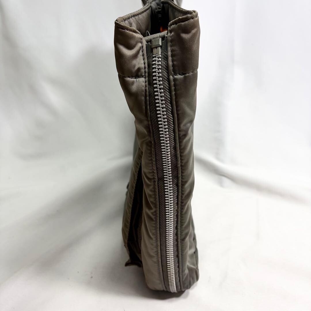 Porter Tanker 2Way Tote Bag Gray Nylon Expandable Large Capacity A4 Mens Bag