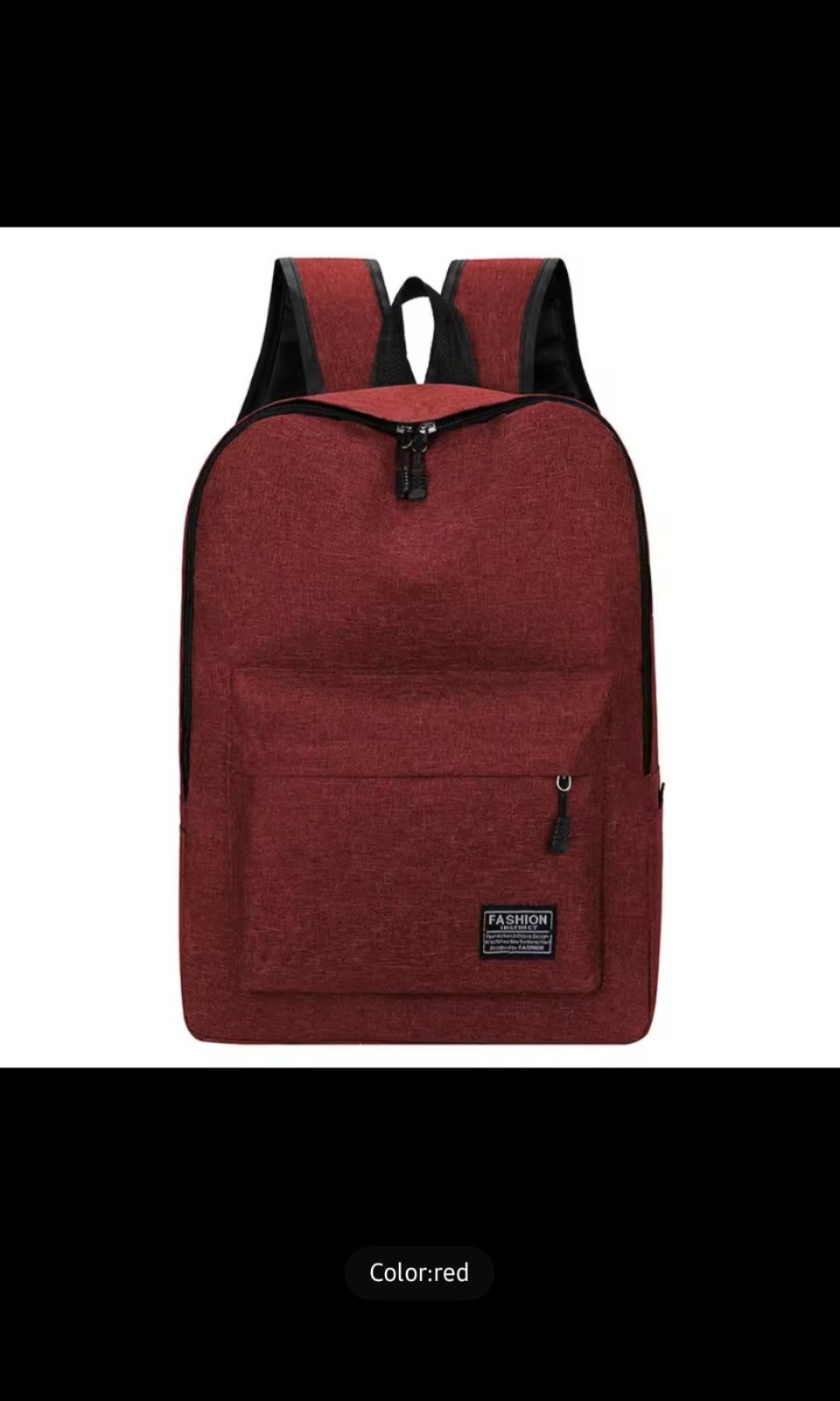 Men’s Minimalist Backpack Large Capacity Laptop School Bag Durable & Washable