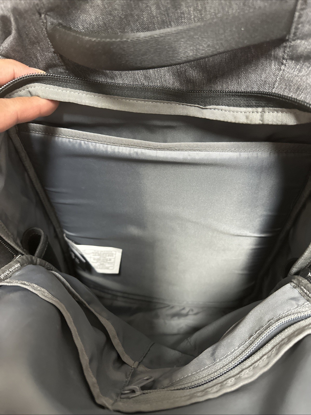 Timbuk2 The Division Pack Jet Black Gray Laptop Backpack TSS19 Nature’s Bakery