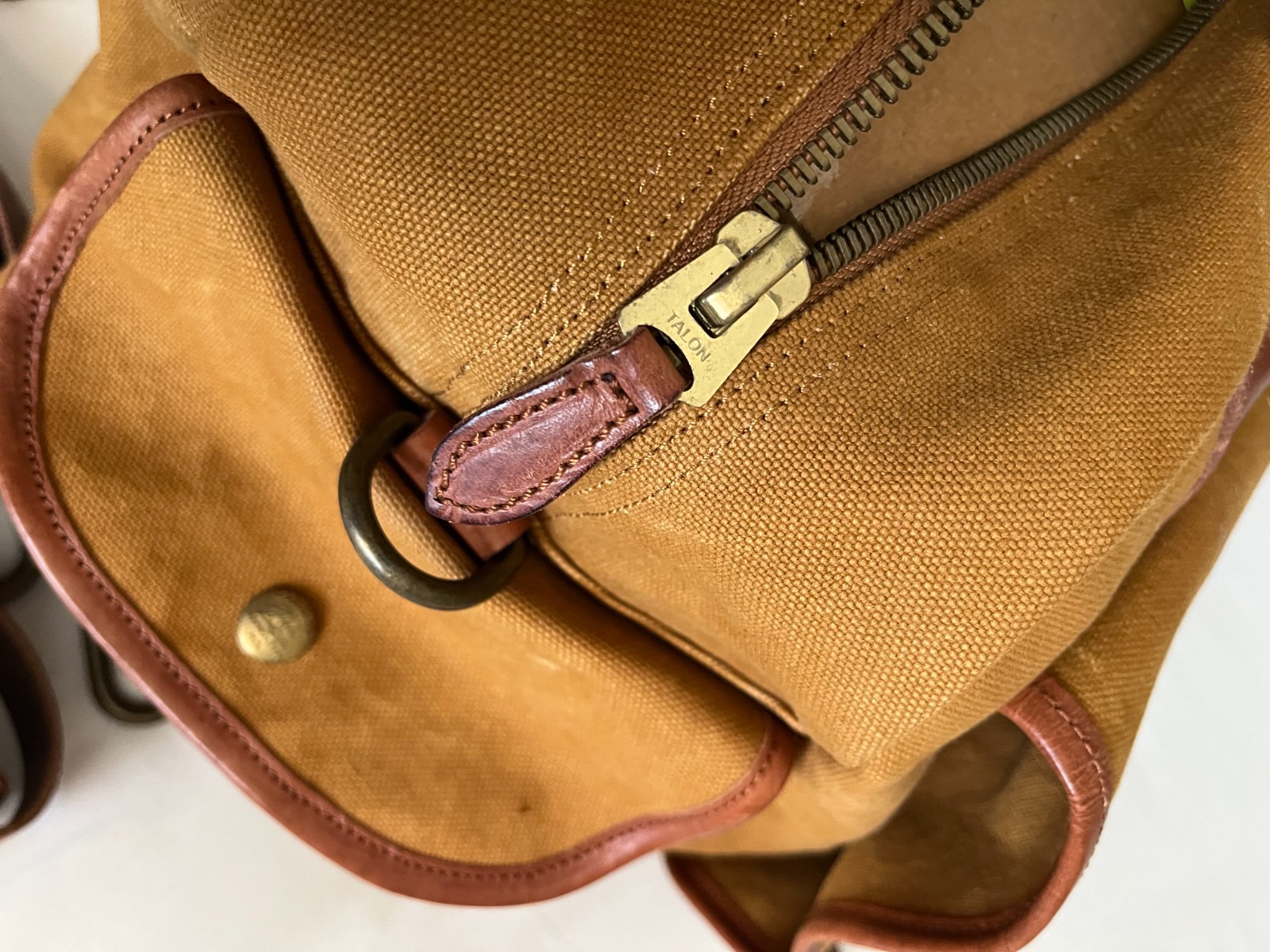 Vintage RRL Canvas/Leather Shoulder Bag