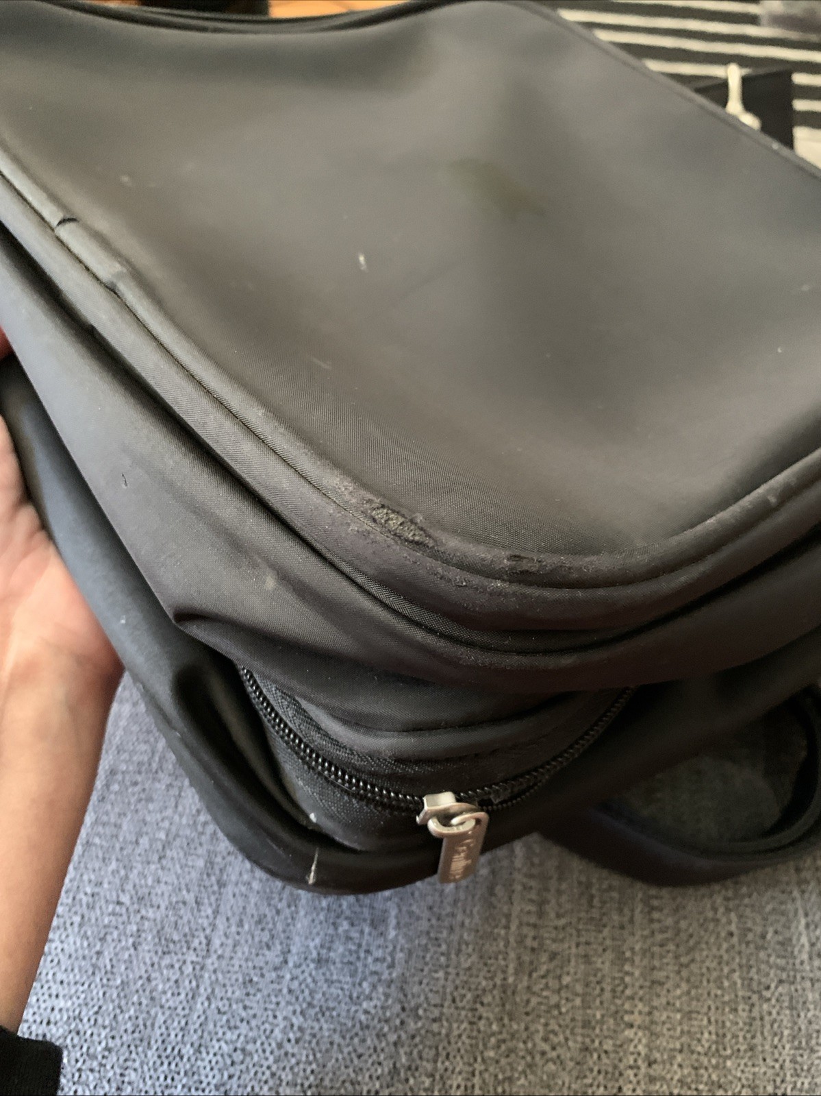 Apple Branded Gemline Foldable Duffel Bag Black Duffle Bag