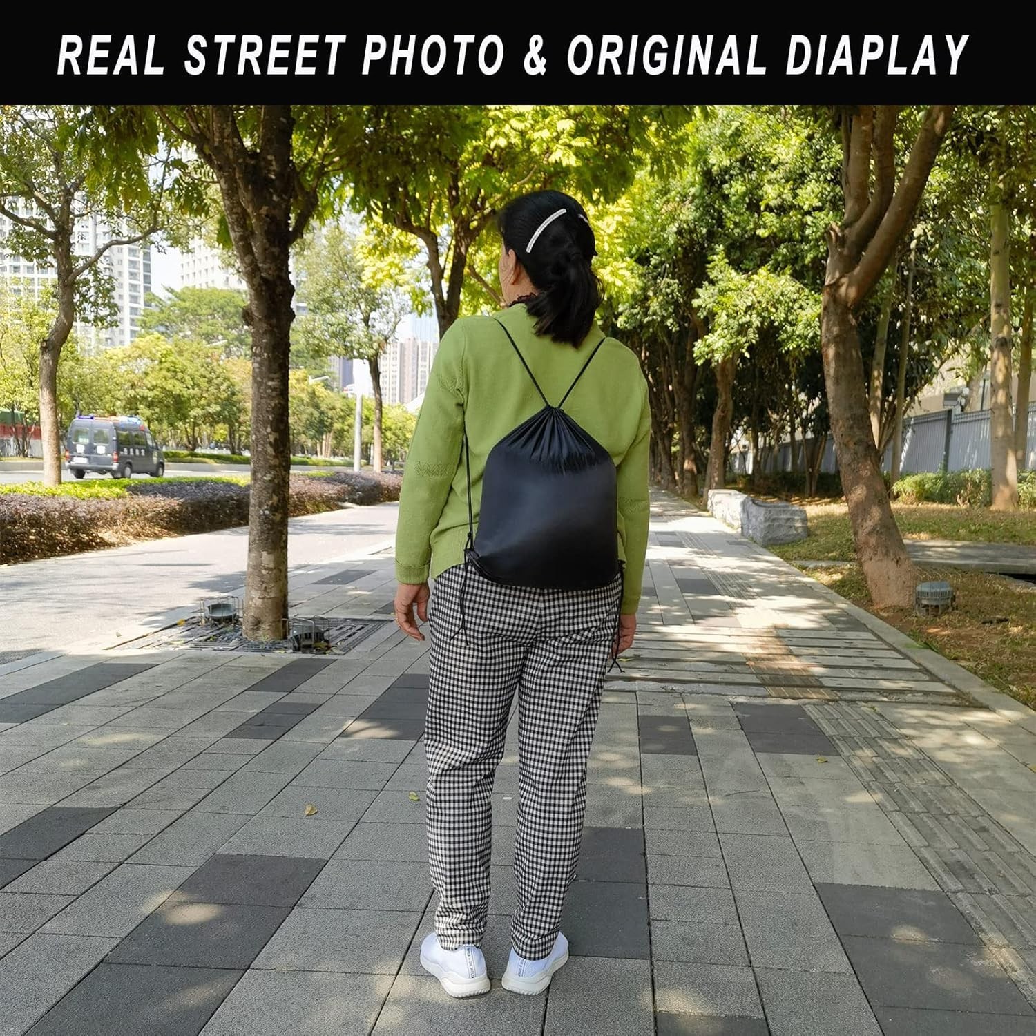 Durable Drawstring Bags (100-Pack) – Lightweight, Adjustable, & Machine Washable