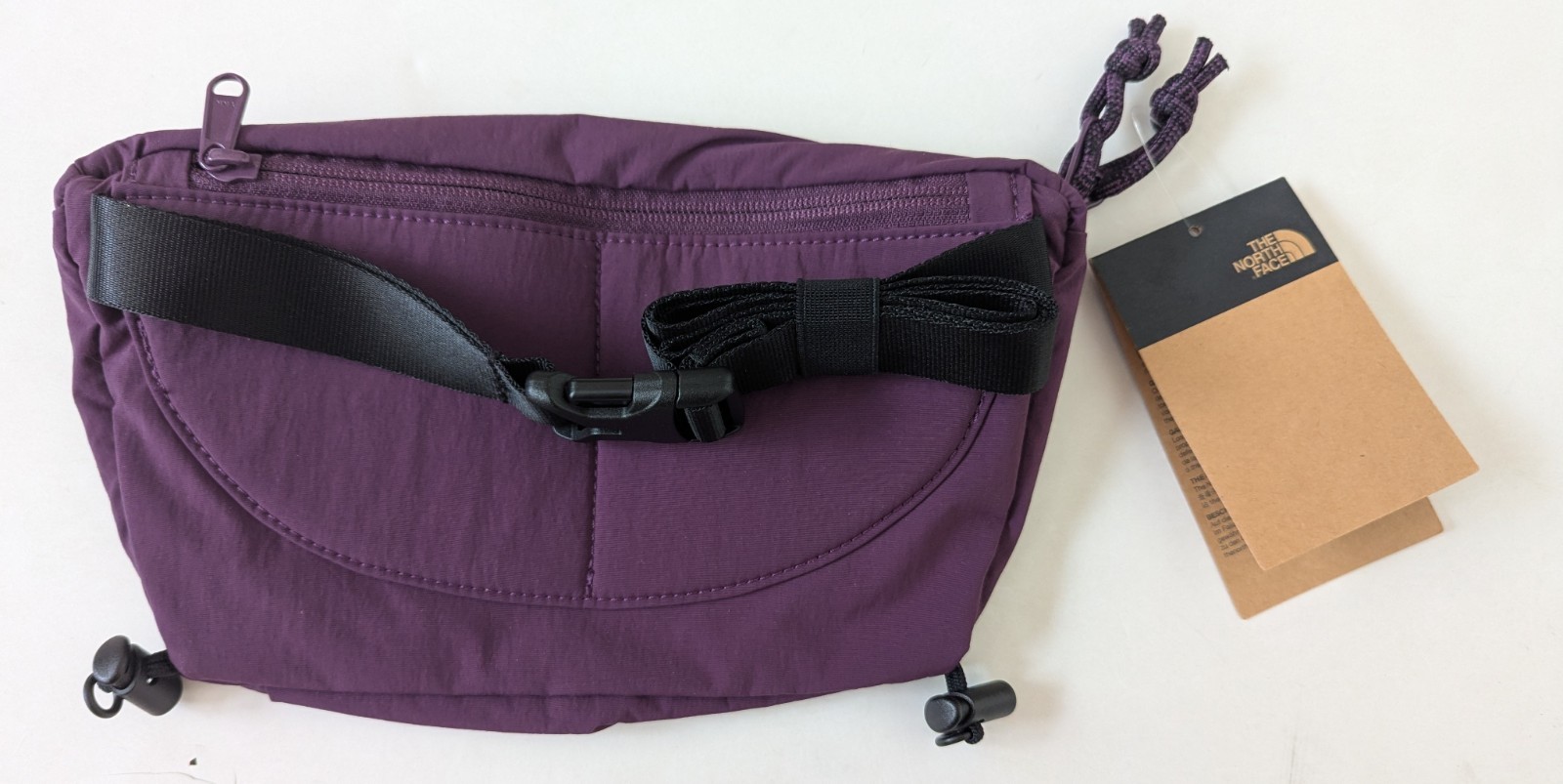 The North Face Never Stop Lumber Crossbody Gym Hiking purple bag Brand New $50