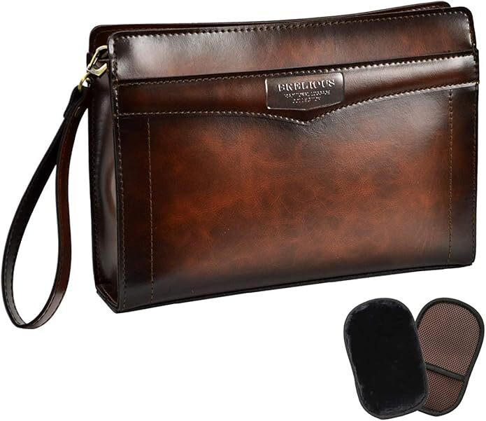 HIRANO BAG Second Bag Men’s Clutch Bag Antique Style Made in Japan 10in New