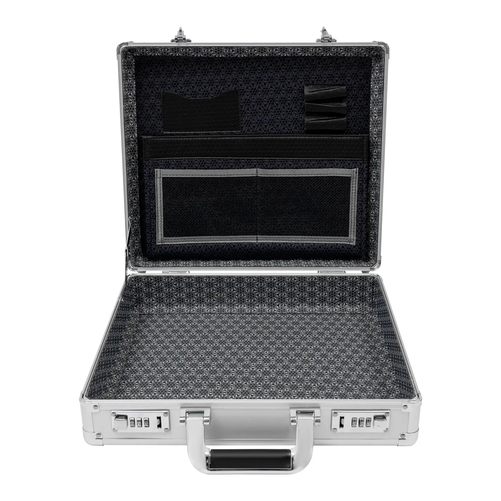 Aluminum Hard Case Briefcase Box Suit Style Carrying Instrument Storage
