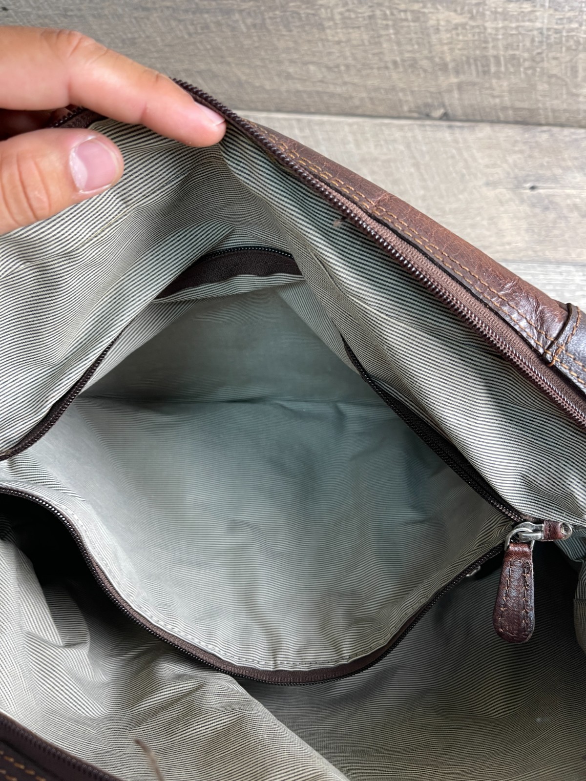 Spikes & Sparrow By Jack Georges Briefcase Bags Brown Leather Detachable Strap
